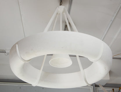 Sculptural Bespoke Plaster Chandelier