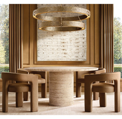 Vouvray Two-Tier Round Chandelier