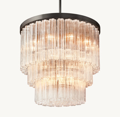 Cielo Three-Tier Round Chandelier