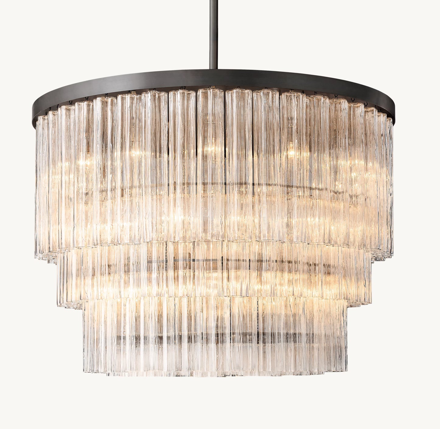 Cielo Three-Tier Round Chandelier