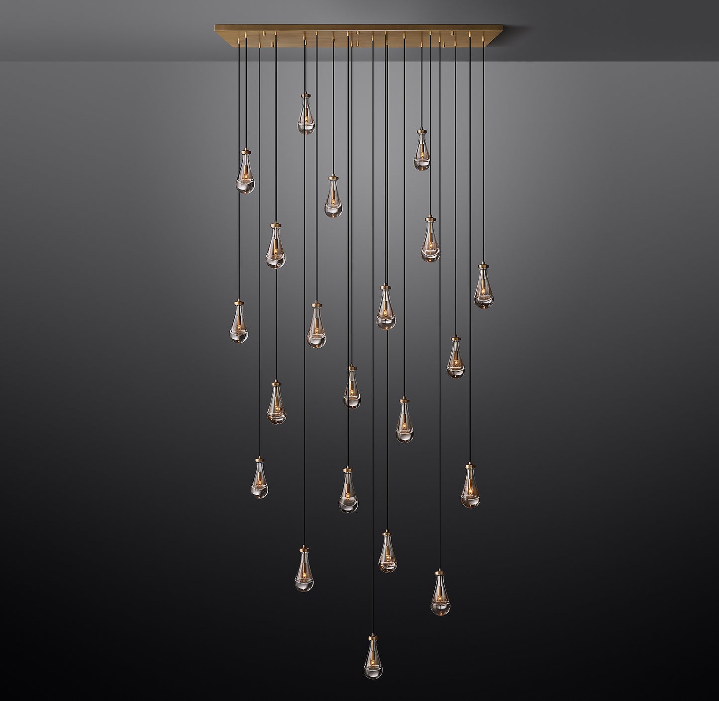 Rain Rectangular Chandelier