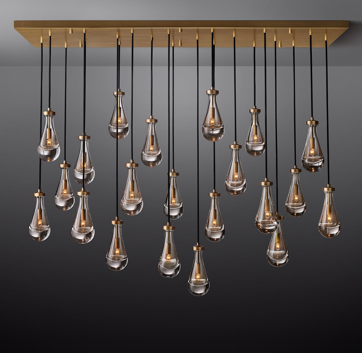 Rain Rectangular Chandelier