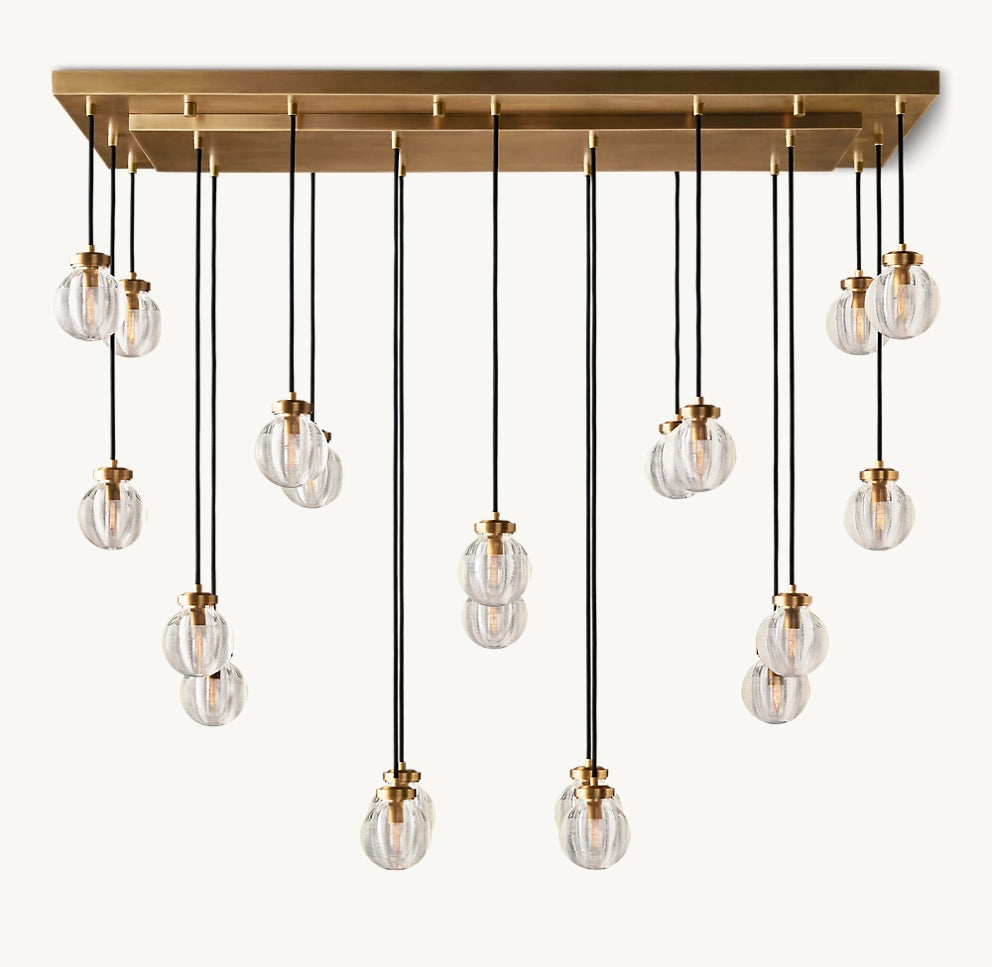 Pearl Rectangular Chandelier