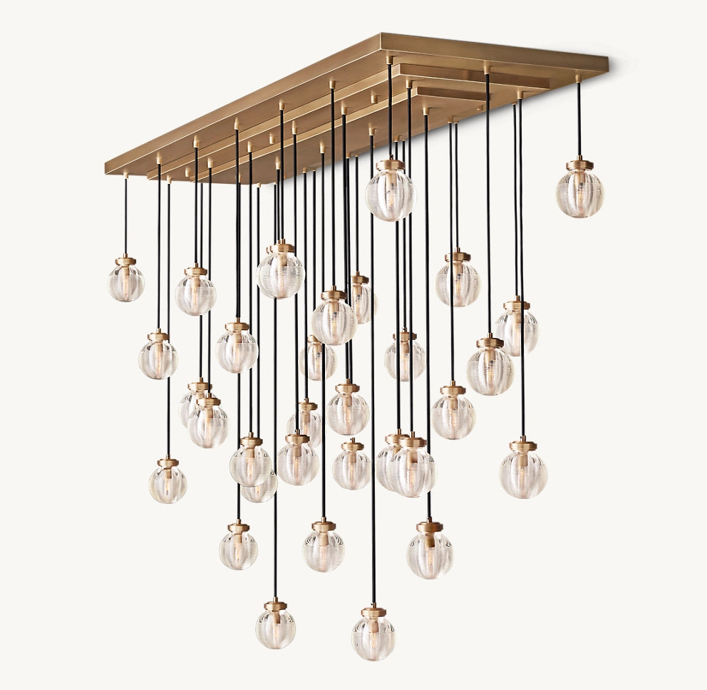 Pearl Rectangular Chandelier