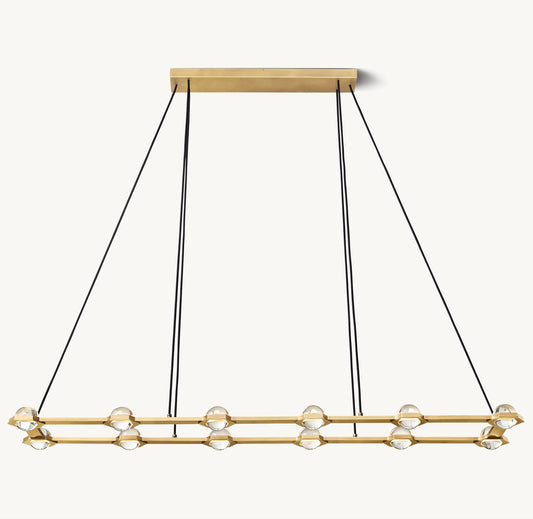 Eclatant Rectangular Chandelier