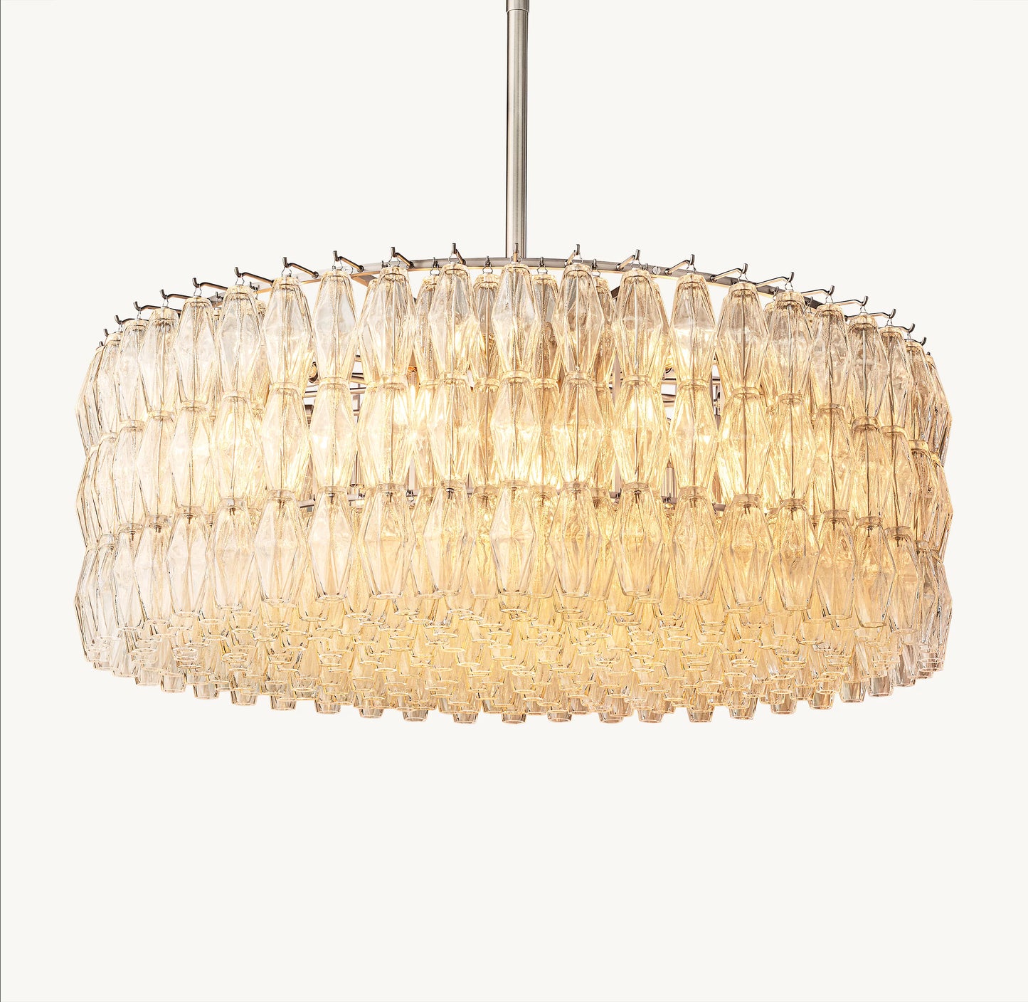 Chiara Clear Glass Round Chandelier