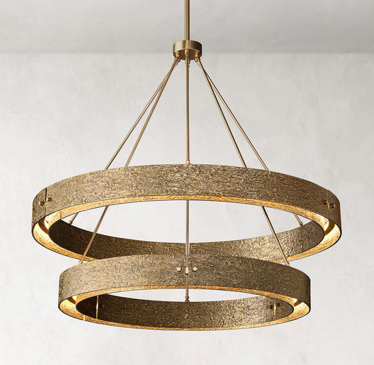 Vouvray Two-Tier Round Chandelier