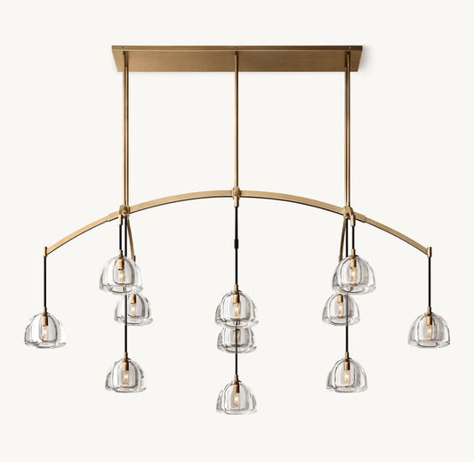 Hemisphere Linear Chandelier