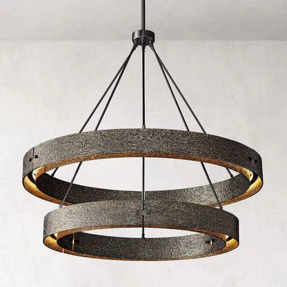 Vouvray Two-Tier Round Chandelier