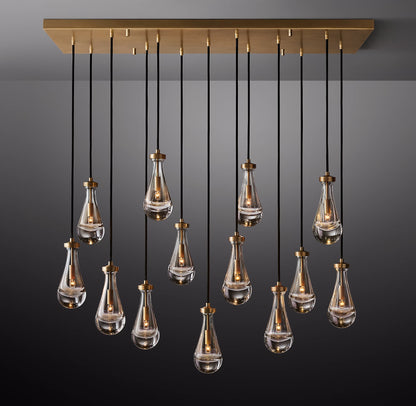 Rain Rectangular Chandelier